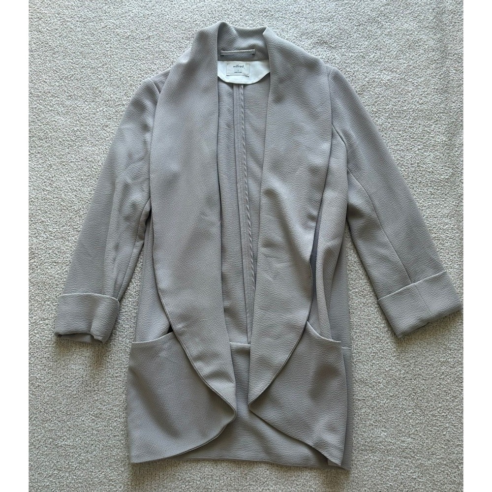 Aritzia Womens Wilfred Chevalier Jacket size Small gray/beige